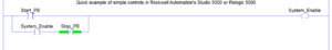 Studio 5000 Simple PLC Logic Example
